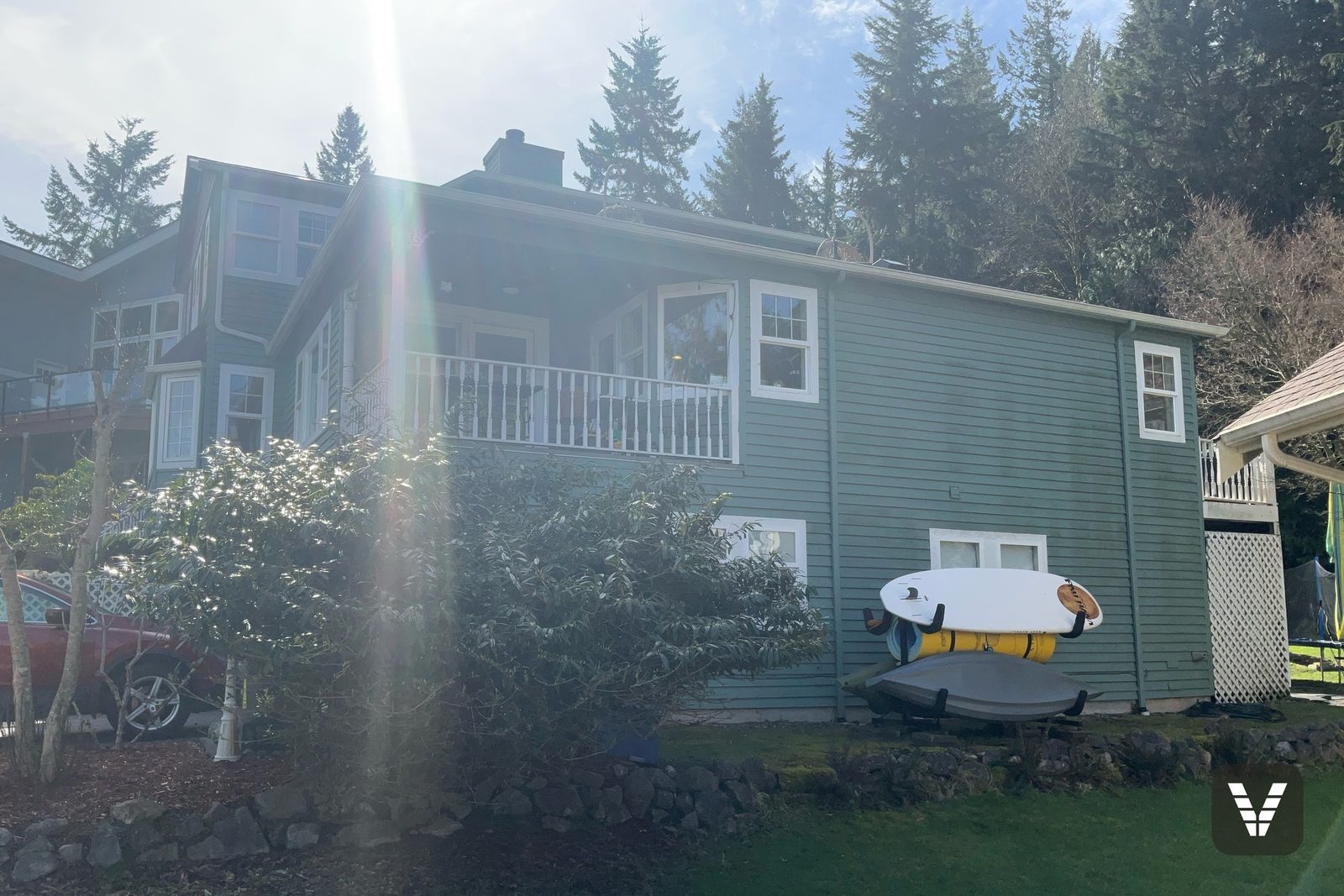 Before — side elevation, original 1990s exterior — before, Bellingham, WA