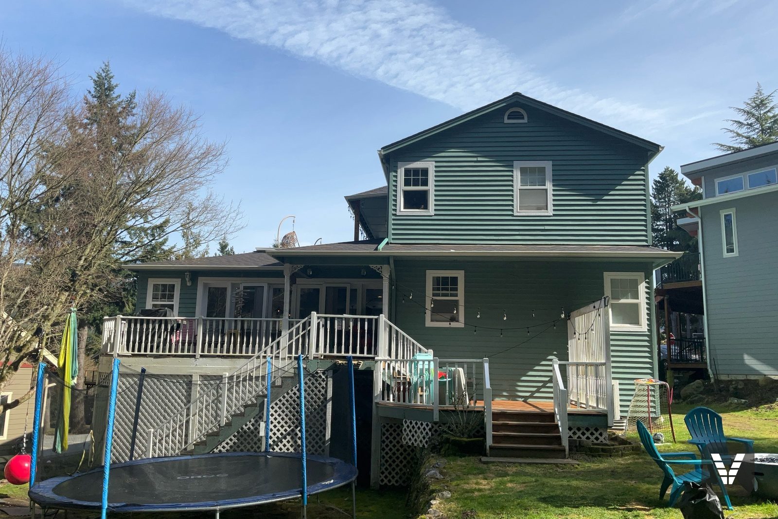 Before — backyard, original exterior — before, Bellingham, WA