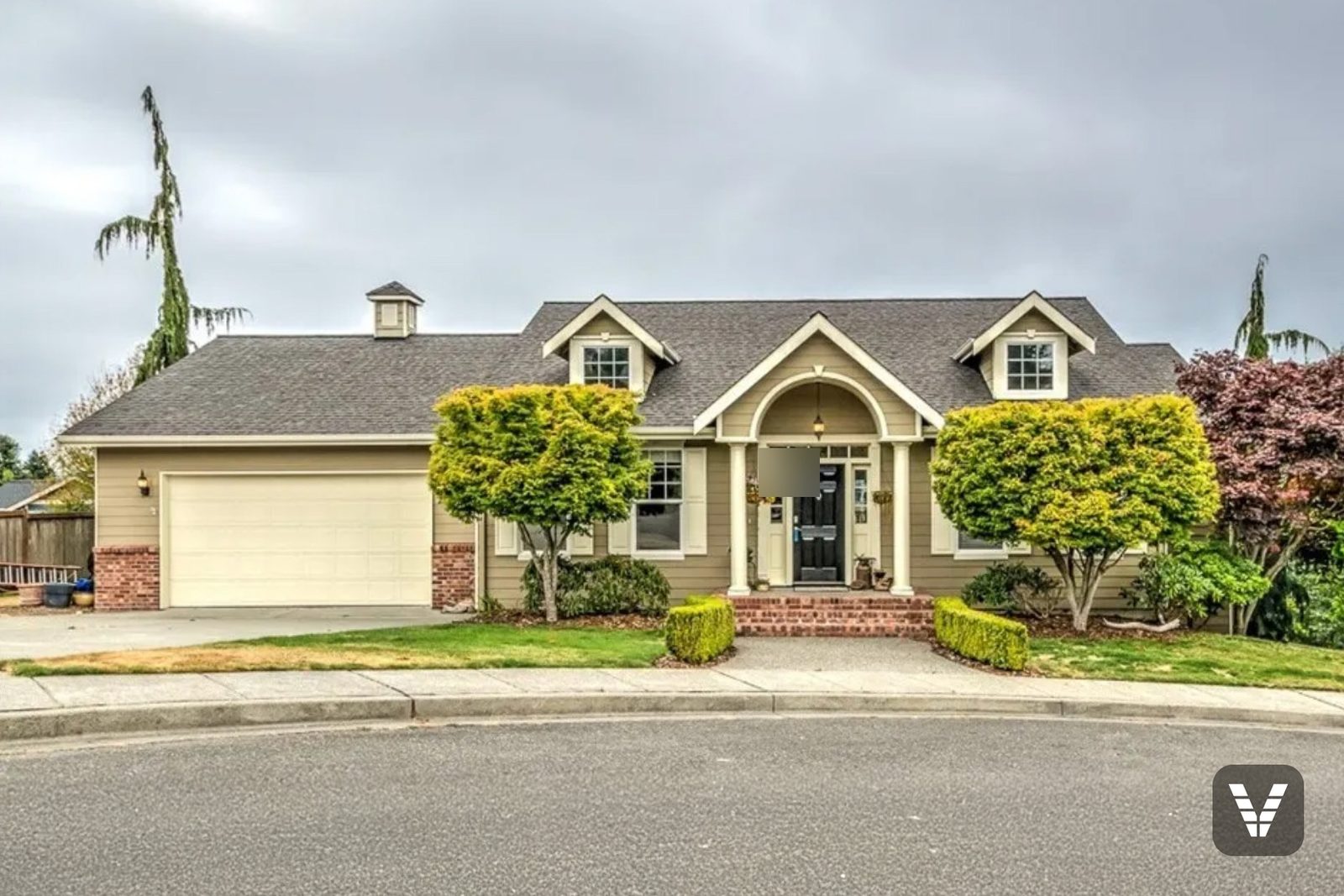 Front elevation before the re-side — before, Anacortes, WA